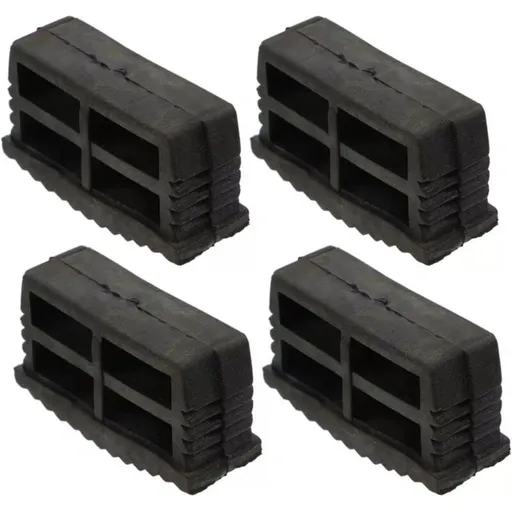 4 Pcs Ladder Stabilizer Pads Slip, in Rubber Anti-for Legs of Folding Ladders, 60 X 22 mm, 22 mm