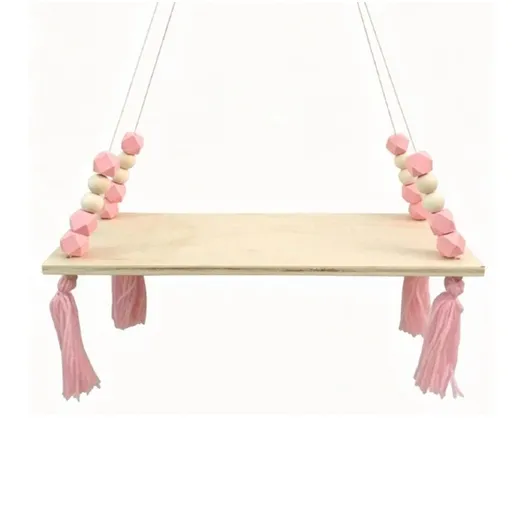 Wooden Bead Shelf Shelves for Bedroom Wall Decor Decorative Pot Holder Entryway Floating Corner Book Shelves