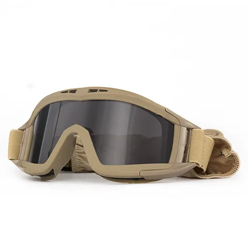 Christmas gifts for husband or boyfriend Tactical Safety Goggles, Anti-Fog HD Lens, Wind & Dust Protection for Outdoor & Tactical Use(khaki)