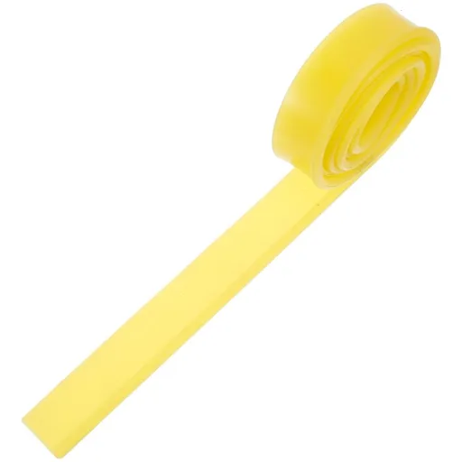 Yellow Window Cleaning Wiper Strip, 1 Piece, 41.9 x 0.8 x 0.1 Inches, Effective Window Squeegee Tool