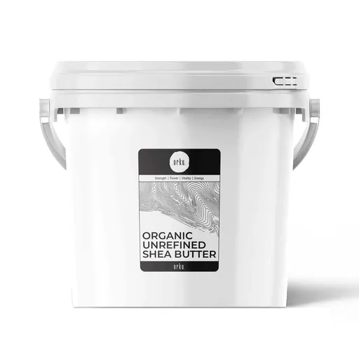 Orku 3Kg Organic Unrefined Shea Butter Tub Raw African Karite Chunks
