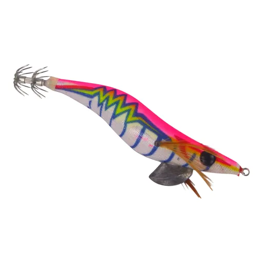 Finesse Rumoika Squid Jig, Pink Neon, size 3.5, 2 pack