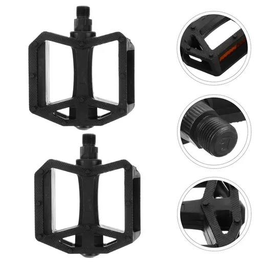2-Pack Bike Pedals Replacement for Mountain and Road Bikes with Wide Anti-Skid , Cycling Pedals