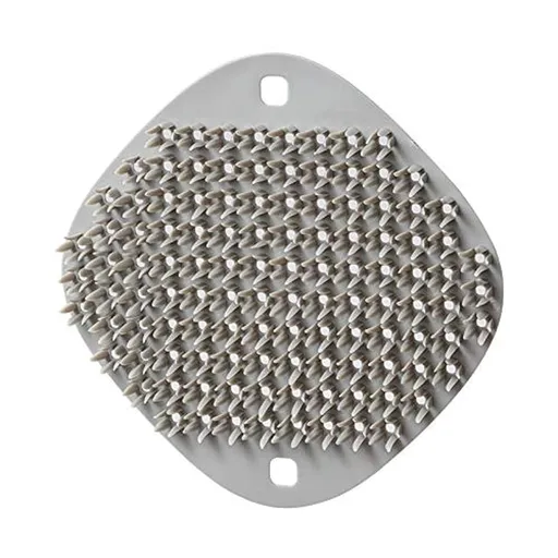 2 PCS Silicone Sponge, Gray, Approx. W 4.5 x D 4.5 x H 0.5 inches (11.5 x 11.5 x 1.2 cm), Kitchen Brush, Dishwashing, Silicone