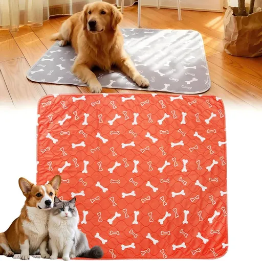 31.5*27.6in Pee Pads with Pheromones, Elite Pads for Cats, Washable Pee Pads for Dogs, Leak-Proof & Anti-Slip Pet Training Pad for Home & Travel - Red