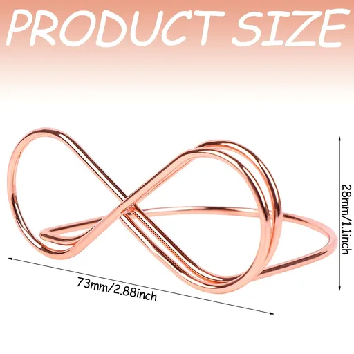 27 Pieces Table Number Holders Stands, Bow Shape Table Card Holders Gold Silver and Rose Gold Place Card Holders 2.8 Inch Metal