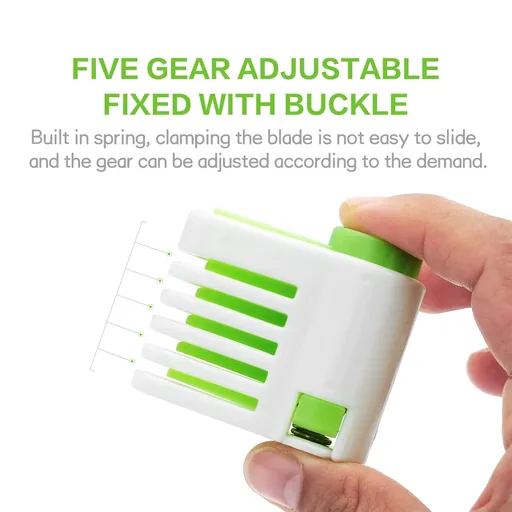 DIY Cake Slicer, Stratification Auxiliary Bread Slice, Toast Cut, 5 Layers Leveler Slicer, Kitchen Fixator Tool Green