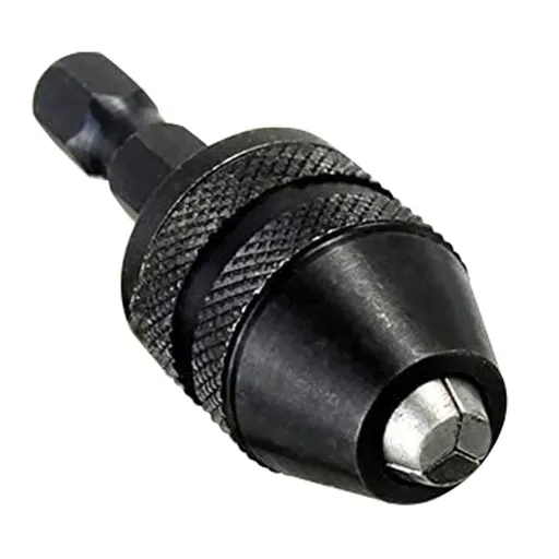 1/4 Inch Hex Shank Keyless Drill Chuck Quick Change Adapter Converter drill adapter (0.3mm-6.5mm)Impact Drill Tool Attachment