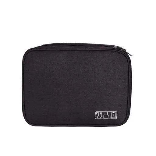 Headset Organizer Bag, Electronics Accessories Carrying Case for Referee Communication System for Cable Charger Volleyball Soccer Ref Officials