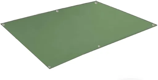 Waterproof camping tarp 2x1.5m - With rings - Heavy-duty groundsheet for tents, outdoor blankets and hammocks
