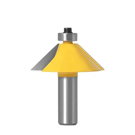 12mm Shank Woodworking Router Bit 45 Degree Chamfer Bevel Edging Router Bit Wood Cutting Tool Woodworking Router Bits,12mm Shank