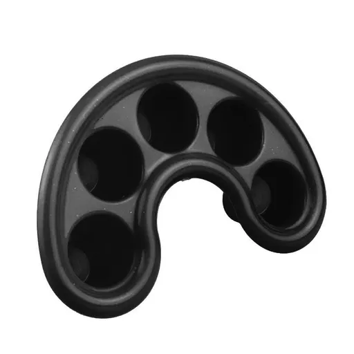 2 Pcs Nail Art Bubble Bath Bowl Nail Hand Soak Tray Acrylic Gel Nails Soaking Trays Black & Pink Colour