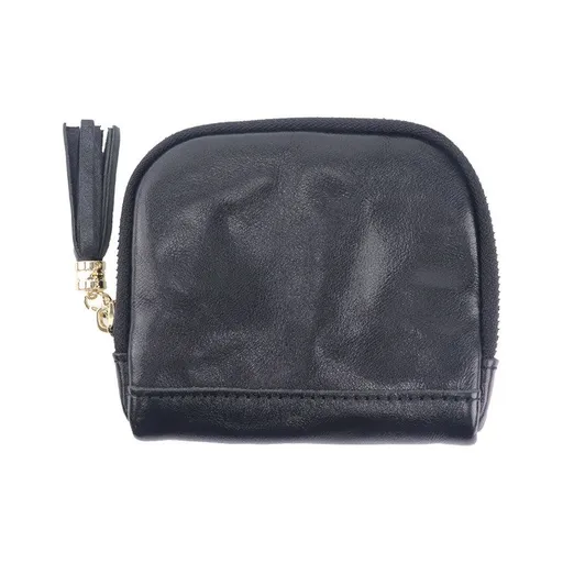 Genuine Leather Storage Bag Vegetable Tanned Travel. Vegetable tanned leather-black