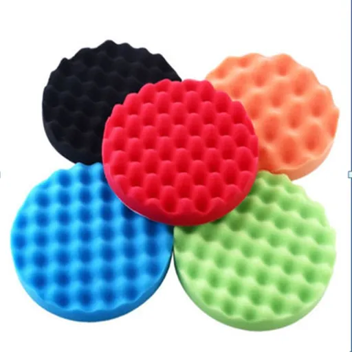 11pcs Waffle polishing foam polishing pad set, suitable for car sanding and polishing machine, car beauty waxing sponge