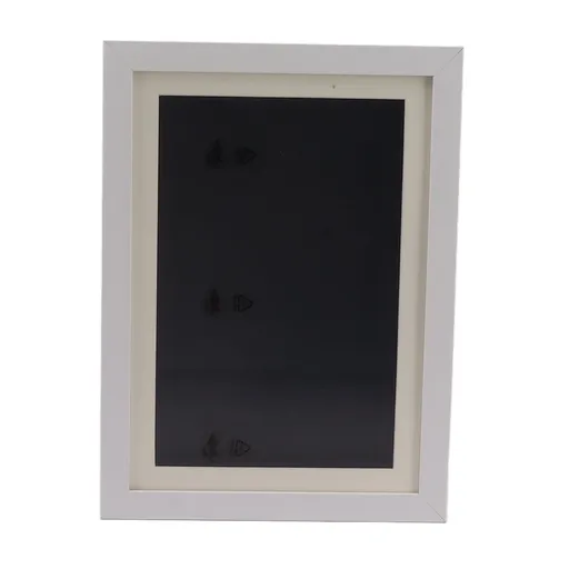 Kids Art Frame Density Board PS Magnetic Front Opening Changeable Artwork Display Frame Holds 50PCS Pictures for Crafts Drawing Schoolwork White
