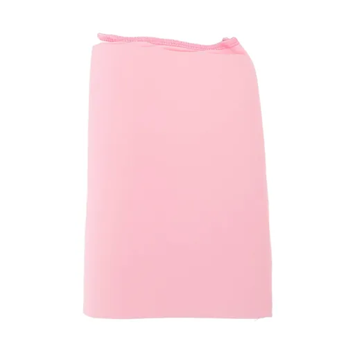 Gel Cold Compression Sleeve Reusable Pain Relief Recovery Gel Cold Sleeve Wrap for Knee Elbow Pink L