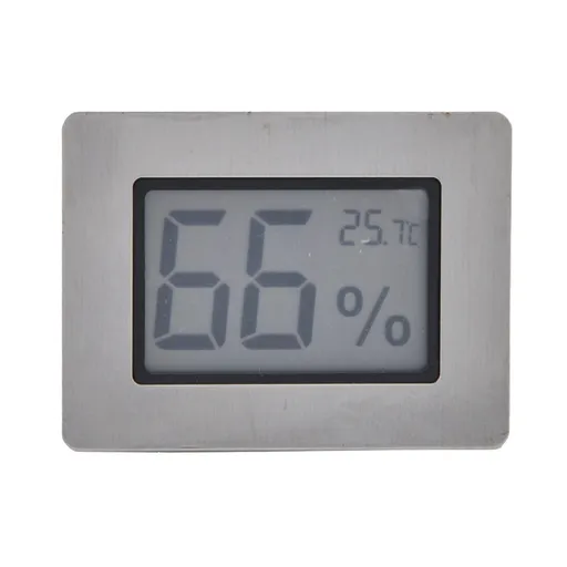 Embedded Design LCD Electronic Thermometer Hygrometer for Cigar Box Guitar Case Wine Cabinet