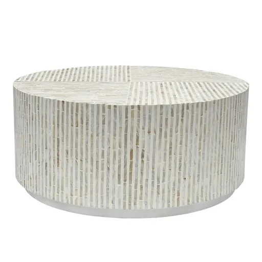 PURIST MOTHER OF PEARL HAND MADE COFFEE TABLE