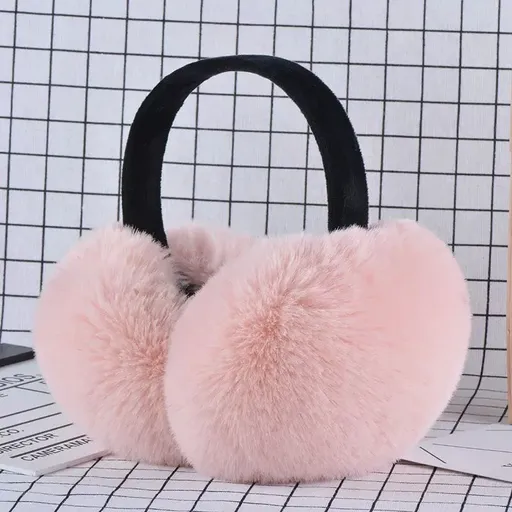 Cute Animal Earmuffs Winter Warm Outdoor Ear Covers Headband Fur Earwarmer Windproof Winter Ear Warmer （4pcs）