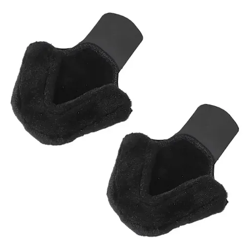 Practical High Performance Ear Warmers Bicycle Helmet, Earmuffs Wind, Fits All Helmets, Black, Excellent Performance