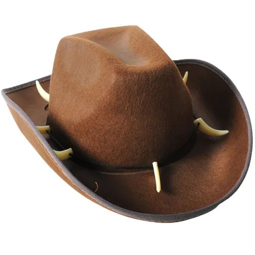 Crocodile Dundee-Style Brown Cowboy Felt Hat – Outback-Inspired