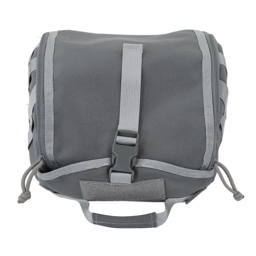 Camping Helmet Bag Canvas Scratch Prevention Adjustable Helmet Storage Bag For Hard Hats Helmet Grey