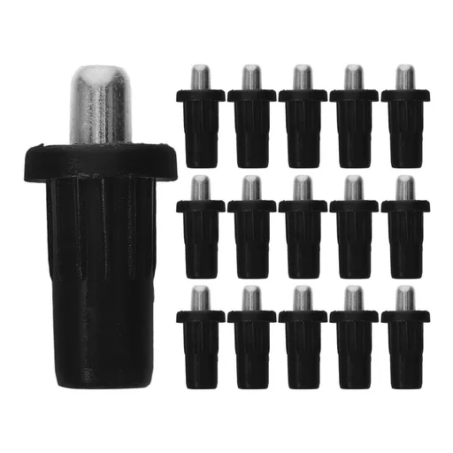 50PCS Spring Loaded Pivot Door Hinges for Kitchen Cabinet Doors, Furniture Fittings with , Door Damper, and Telescopic Connector