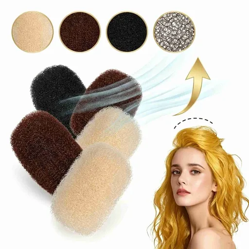 MODANU 5 Pack Charming Hair Style Tool Hair Pads Hair Clip, Bump It up Volume Inserts Hair Pads, Do Beehive Hair Base Styling Clip Accessories for Women Lady Girls (3 Different Colors)