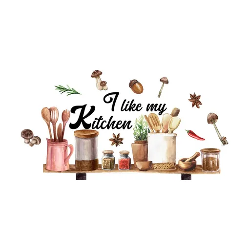 Kitchen Wall Stickers Kitchen Quotes Wall Decals I Like My Kitchen Wall Decals for Kitchen Wall Decor
