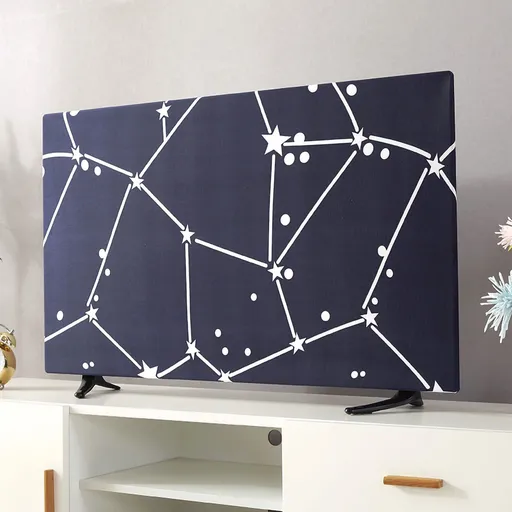 TV Cover Weatherproof Dustproof Universal Elastic Hanging Television Protector for Home Type 3 65in