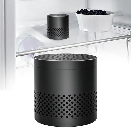 Fridge Deodorizer, NonScents Lasts for 10 Years Refrigerator Deodorizer, Odor Eliminator for Fridge & Freezer, More Effective, Black