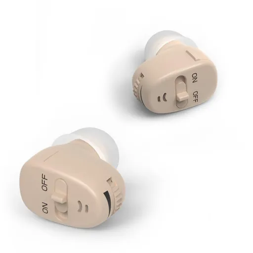 Hearing Amplifier to Aid and Assist Hearing, Premium Comfort Design and Nearly Invisible (A Pair) long lasting, and sharp