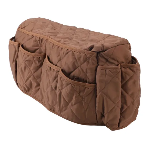 Couch Armrest Storage Bag 14 Pockets Multifunction Sofa Armrest Organizer Remote Control Holder for TV Remote Control Phone Book Coffee