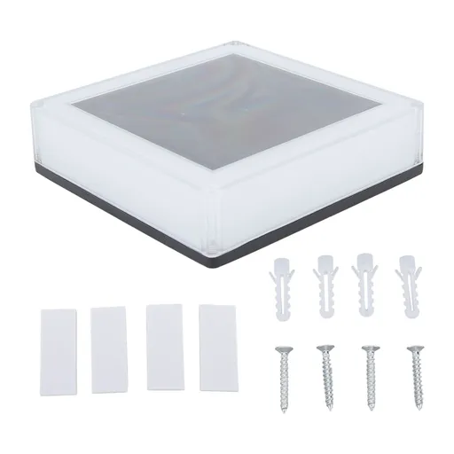 Outdoor Solar Post Light IP67 Waterproof Solar Powered Post Light for Courtyards Railings Column Fences