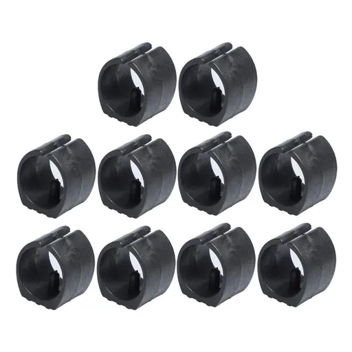 12pcs Open foot tube clamp U-shaped tube card pad chair tube cover stool foot pad plastic foot pad round tube foot cover