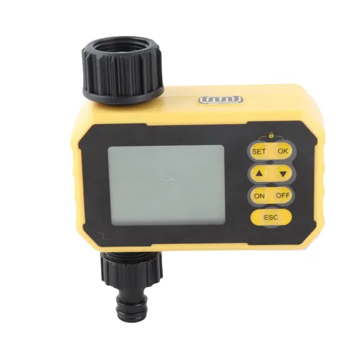 Solar Single Way Valve Sprinkler Timer Automatic Irrigation Watering Timer with Rain Sensor for Garden Courtyard