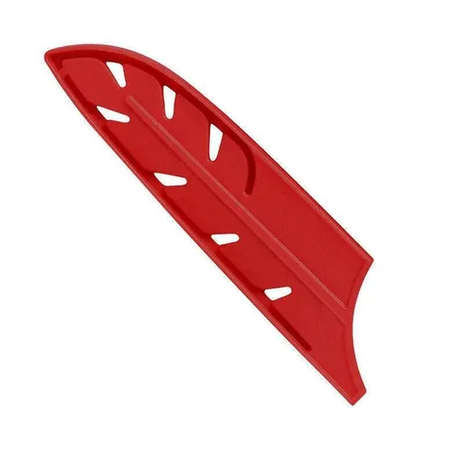 Plastic Knife Sheath Edge Guard Cover Scabbard Slicing Blade Red Protector Chef - Japanese Scabbard- 5in