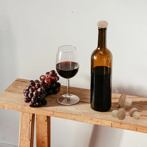 Wine Bottle Corks Mushroom T Shaped Cork Plugs for Wine Cork Wine Stopper Reusable Wine Corks Wooden and Rubber Bottle Stoppers