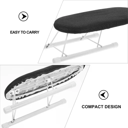 Small Ironing Board Foldable Tabletop Ironing Board Mini Shirt Cuffs Collars Handling Table Portable Ironing Board with Cotton