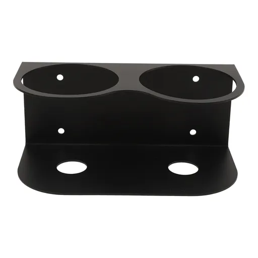 All Purpose Spray Bottle Holder Wall Mount Heavy Duty Carbon Steel Storage Rack for Garage Home Craft Workspace Paint Bottle Organizer 2 Hole