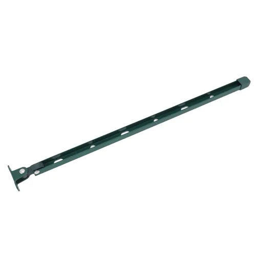 Greenhouse Window Stay Sturdy Aluminum Manual Greenhouse Roof Vent Opener Bar Kit with 6 Screws 15.35in Green
