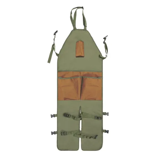 Gardening Apron with Multiple Pockets,Oxford Fabric,Colorful Patchwork Design,Long Garden Leg Protector for the Stylish Gardener