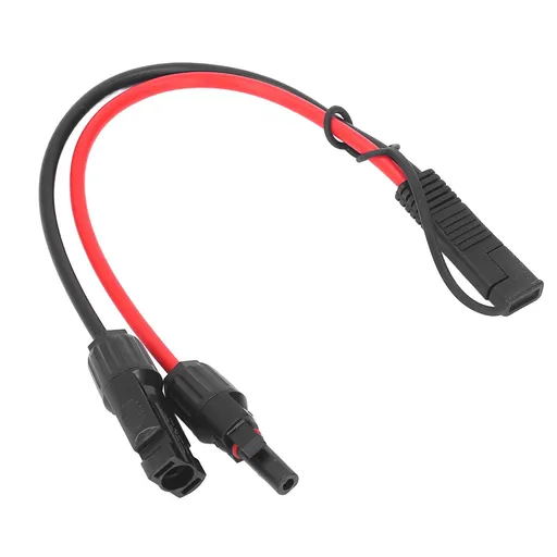 Solar Panel Cables Connectors SAE Adapter 10AWG 0.35m Solar Power Cable Copper Wire for RV
