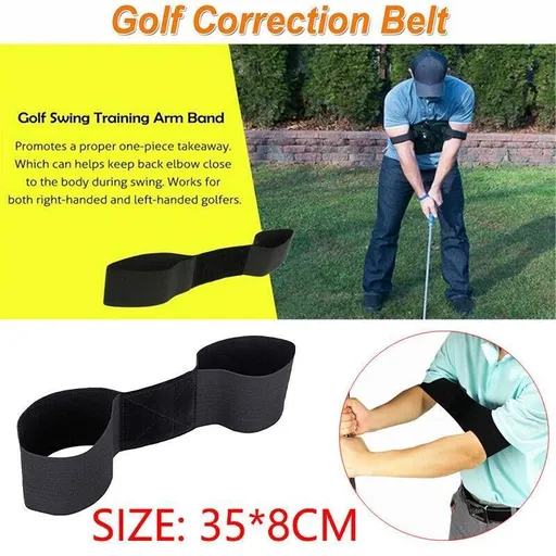 Golf Swing Training Aid Golf Arm Band Posture Motion Correction Belt