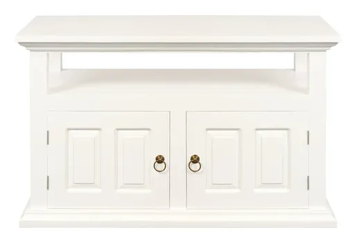 Tasmania 2 Door TV Stand (White)