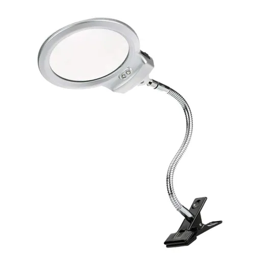 Bedside Light Magnifying Desk Lamp Clip on Table Light Magnifying Light Stand Clip Reading Light Magnifying Lamp Magnifying Glass