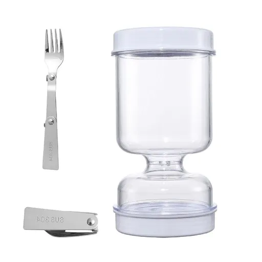 Hourglass Pickles Jar Dry And Wet Dispenser Pickles Hourglass Jar Cucumber Container For Kitchen Juice Separator Pickles