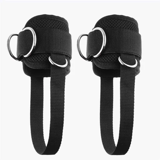 Upgrade Ankle Straps Fitness Cuffs for Men & Women, Neoprene Padded Heavy Duty Home Gym for Glute Leg Butt Workout