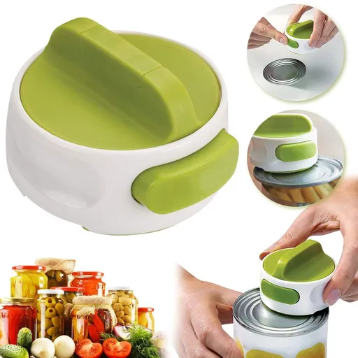 Can Opener Open Your Cans With A Simply Push Of Button No Sharp Edge Food-Safe And Handheld Can Opener,Green