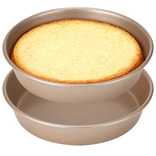 2PCS 9" Round Cake Pans Set, Deep Nonstick Cake Pan, 1 MM Thick Baking Pan with 2" Deep, Carbon Steel Layer Circle Cake Pan for Pizza, Cake, and Home Baking
